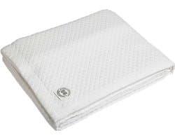 Town & country Aspen sprei wit 100% katoen. Bedsprei 270x260