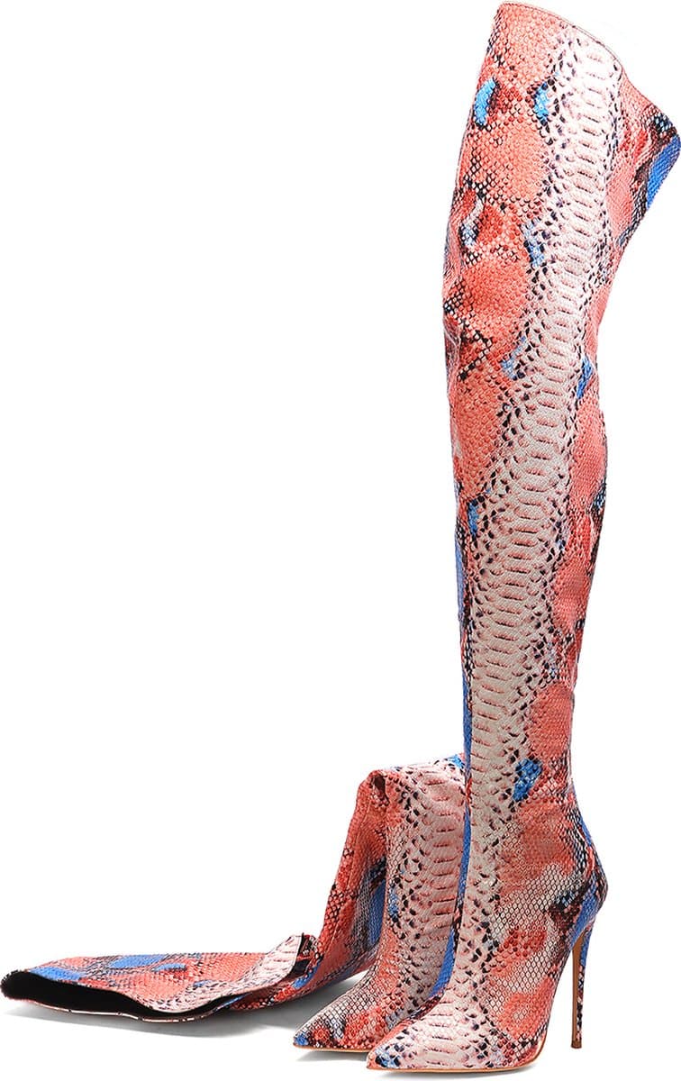 laarzen "snake" print grote maat (45) — afbeelding 1