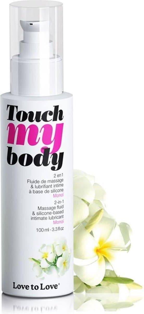 Touch my Body Glijmiddel en massageolie in 1 Tropische Jasmijn — afbeelding 1