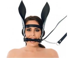Rimba - Paardenbit gag Met teugels En oren Voor pony play
