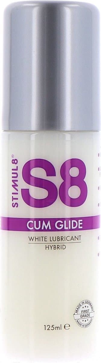 STIMUL8 - STIMUL8 HYBRID LUBRICANT CUM GLIDE 125 ML - Fake Cum - Nep Sperma - — afbeelding 1