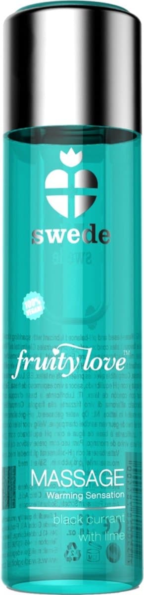 Swede - Fruity Love Massage Zwarte Bes met Limoen 120 ml — afbeelding 1