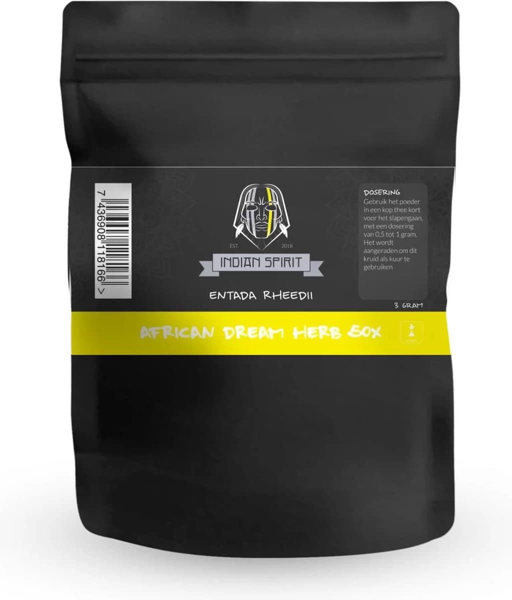 INDIAN SPIRIT – AFRICAN DREAM HERB 50X EXTRACT (3 GRAM) — afbeelding 1