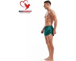 Satijnen boxershort heren - Lingerie - Groen - Wijd - Sexy - L en XL