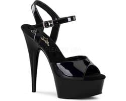 EU 39 = US 9 | DELIGHT-609 | 6 Heel, 1 3/4 PF Ankle Strap Sandal