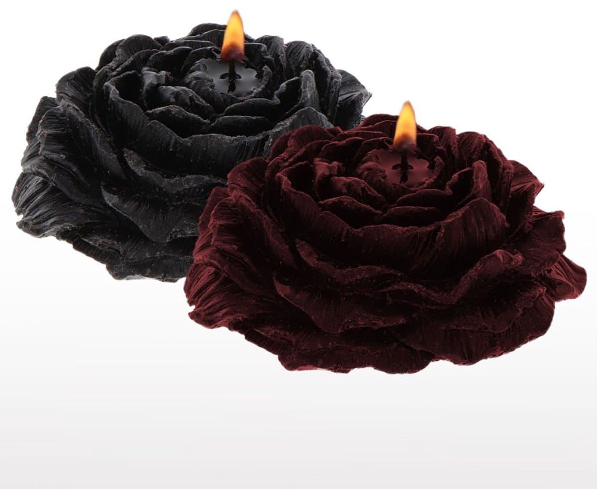 Rose Japanese Drip Candle 2 pcs — afbeelding 1