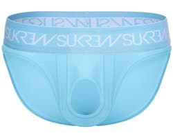 SUKREW U-Style Brief Breeze Blue - MAAT XS - Erotisch Heren Ondergoed - Slip voor Man - Sexy mannen Slip