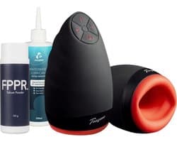 Teazers - Orale Masturbator - Masturbator - Oplaadbaar - Waterbasis - Sex Toys voor Mannen - Masturbator voor Man - Masturbators - Masturbator - EasyGlide - Glijmiddel voor de Masturbator - 250ml - FPPR. - Masturbator Onderhoudspoeder