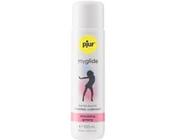 Pjur MyGlide Stimulerend Glijmiddel - 100 ml - Waterbasis - Vrouwen - Mannen - Smaak - Condooms - Massage - Olie - Condooms - Pjur - Anaal - Siliconen - Erotisch