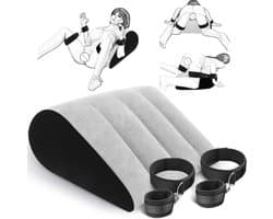 DD® Sex Stoel - Sex Meubel - Sex Chair - Kussen Handboeien Set - 21x15x7cm - Grijs