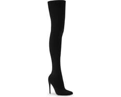 COURTLY-3005 - (EU 42,5 = US 12) - 5 Stretch Pull-On Thigh High Boot