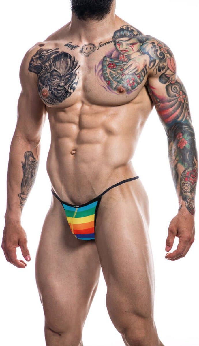 Cut4Men - Sexy Herenstring - Rainbow XL — afbeelding 1