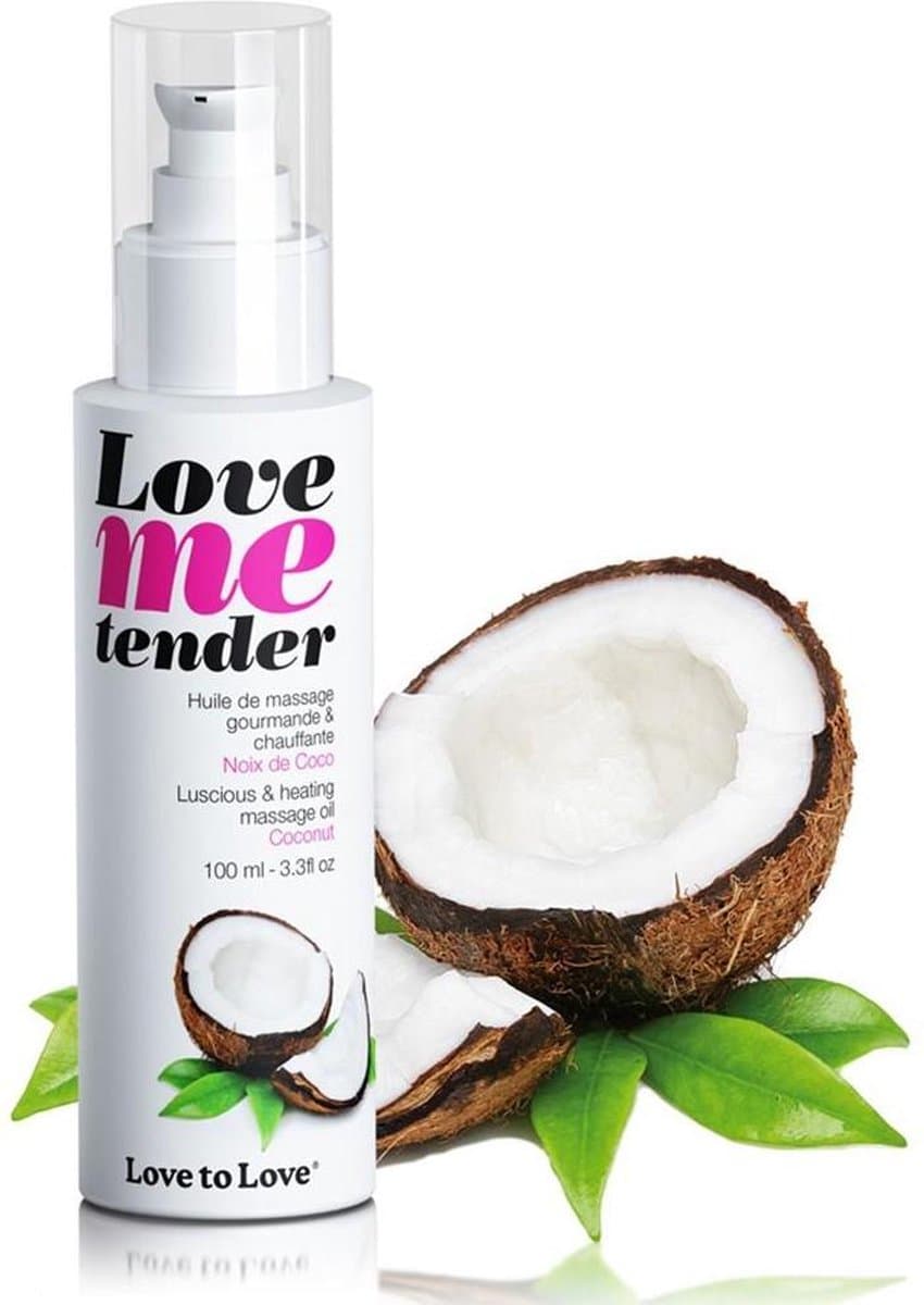 Love me Tender - Verwarmende Massageolie - Coconut — afbeelding 1