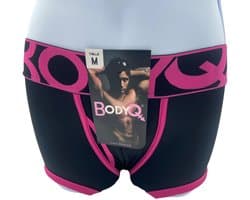 BodyQ Sexy Heren Boxershort – Zwart/Roze – Erotische Herenlingerie – Maat S
