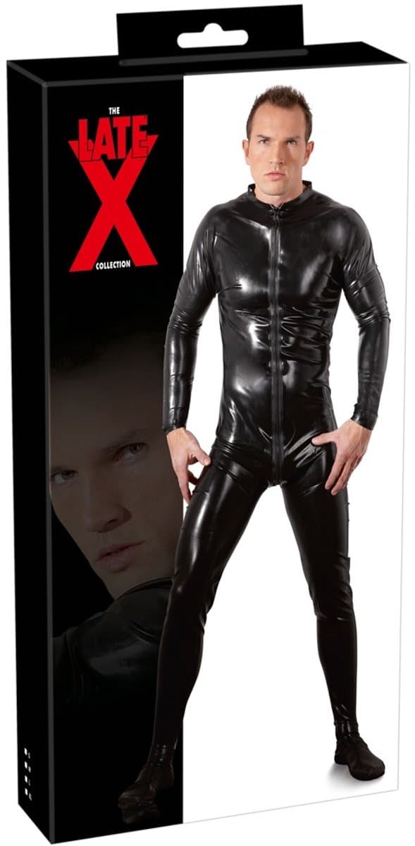 Men's Latex Jumpsuit S — afbeelding 1