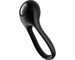 Satisfyer, penis- en testikelring, 'Majestic Duo', waterdicht, oplaadbaar, huidvriendelijke siliconen