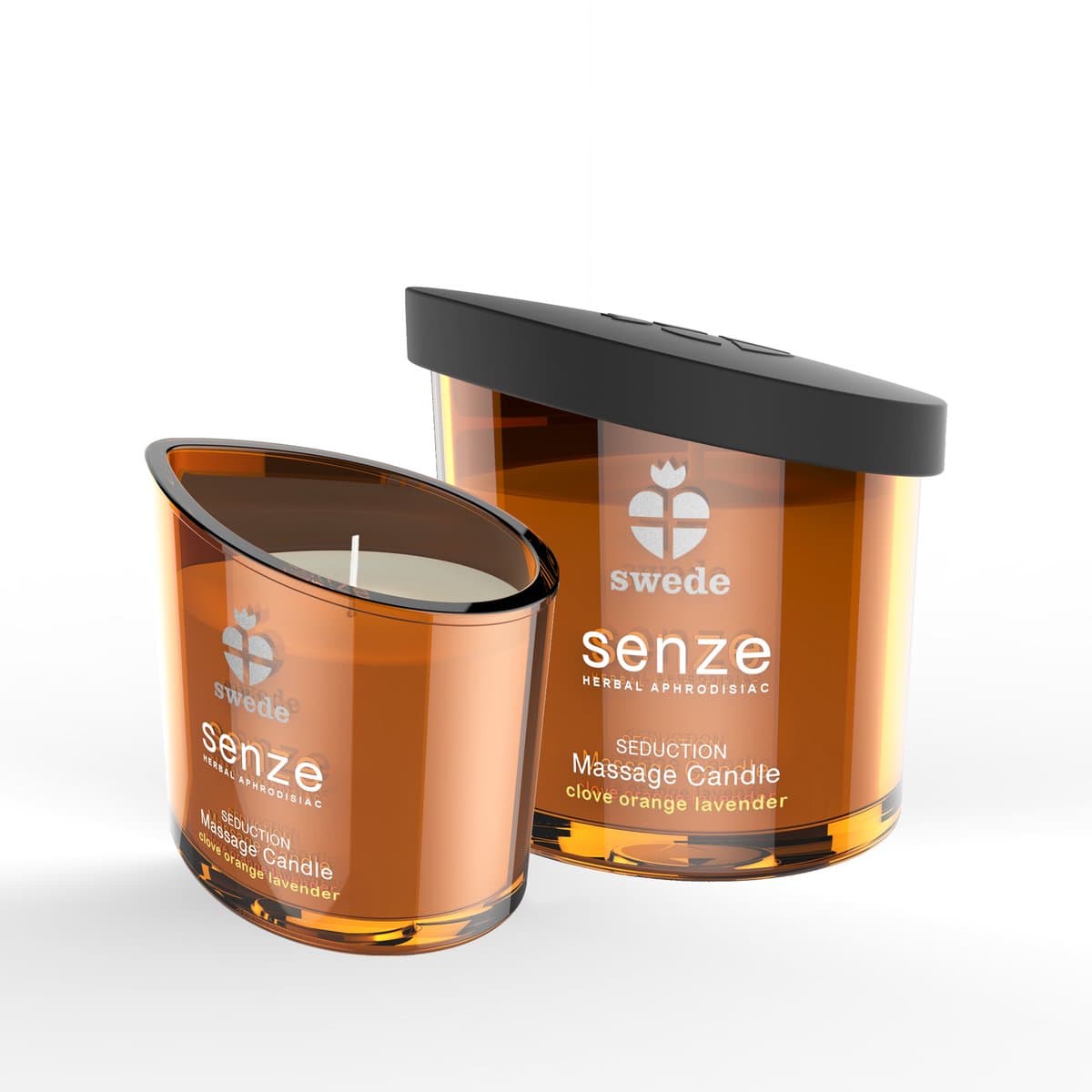 Swede Massagekaars Seduction - Clove Orange Lavender (Groot/XL 150ml) — afbeelding 1