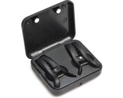 XR Brands - Dark Grip Vibrerende Tepelkemmen - Zwart