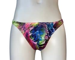 LekkerStout Slim Fit String - Multi Color - Sexy Herenondergoed | L | ( LS113 )