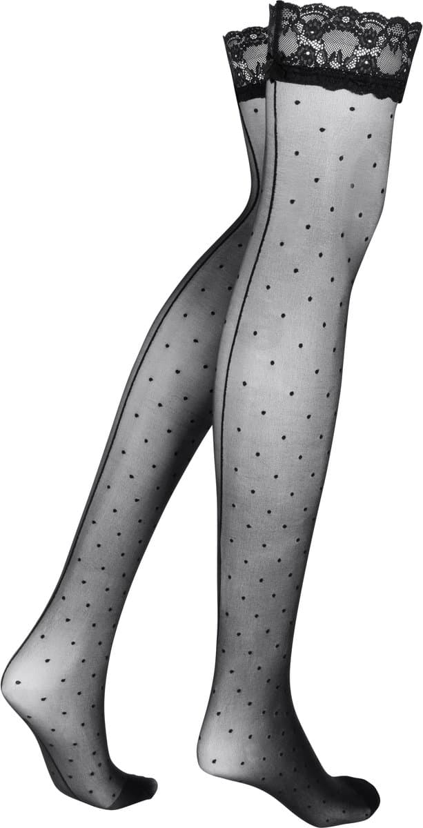 Hunkemöller Stay-up Dorothy Zwart — afbeelding 1