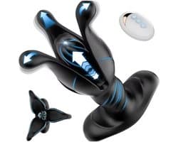 Prostaat massage anale vibrator - Thrusting en klapperend - Buttplug