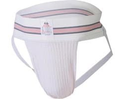 MM Sports The Original No. 10 Swimmer/Jogger Jockstrap 3 inch White - MAAT M - Heren Ondergoed - Jockstrap voor Man - Mannen Jock