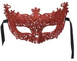 CHPN - Masker - Spannend masker - Gemaskerd bal - Oogmasker - Venetiaans masker - Mask - Verkleden - Bal - Carnaval - Rood