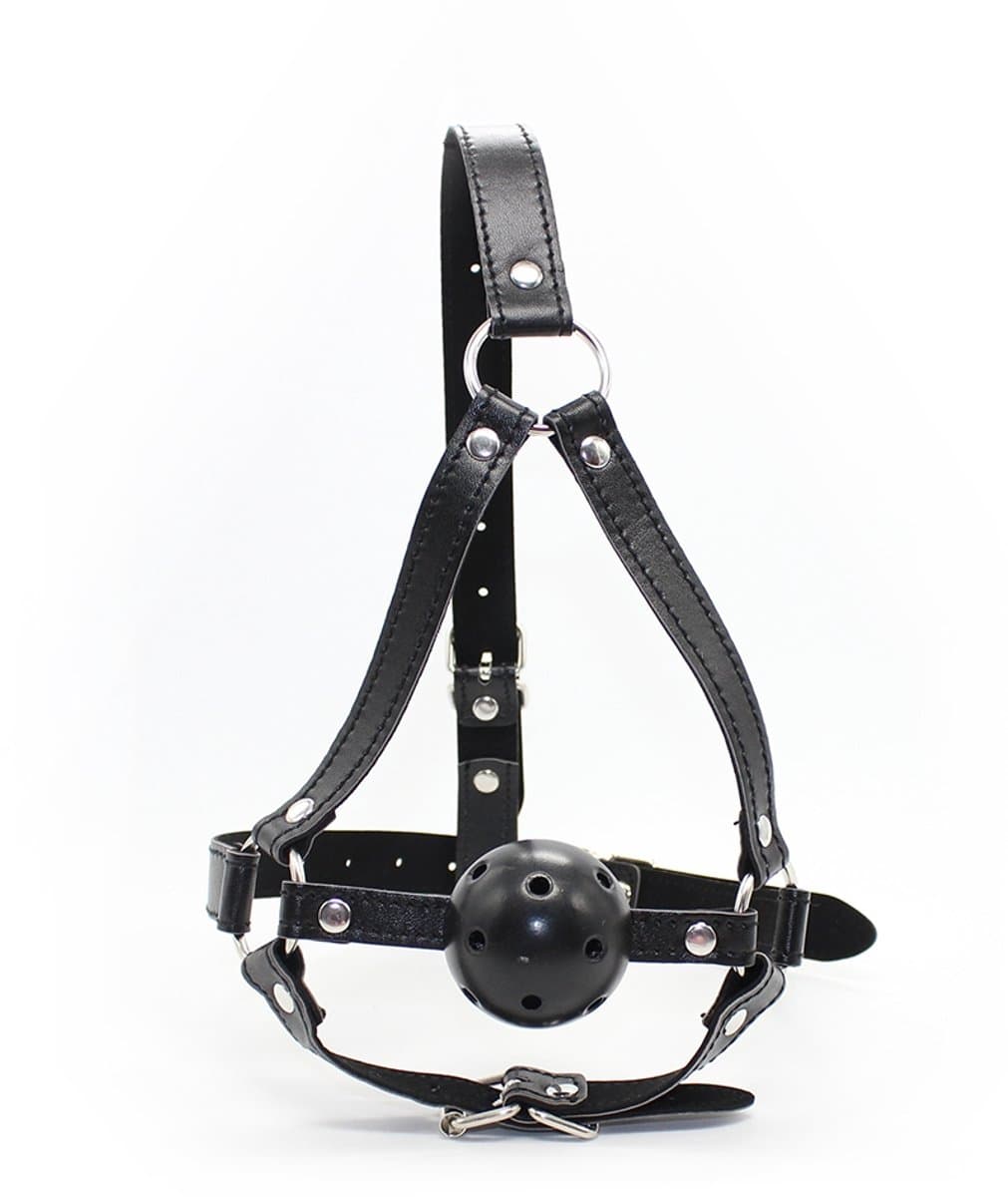 Smart Moves - Ball Gag met Hoofdharnas — afbeelding 1