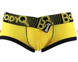 BodyQ Sexy Heren Boxershort – Geel & Zwart – Erotische Herenlingerie – Maat S