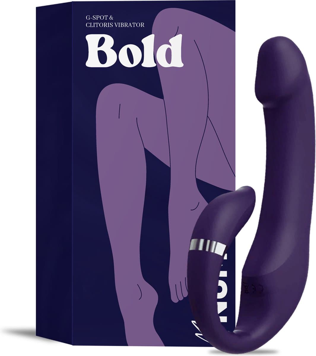 NUMY Bold - 2-in- 1 Vibrator - Sex Toys voor Koppels & Vrouwen - Ontspanningsvibrator - Vibrators voor Vrouwen - Clitoris Stimulator - Dildo Vibrators — afbeelding 1