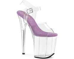 Pleaser - FLAMINGO808 Sandaal met enkelband, Paaldans schoenen - US 9 - 39 Shoes - Paars