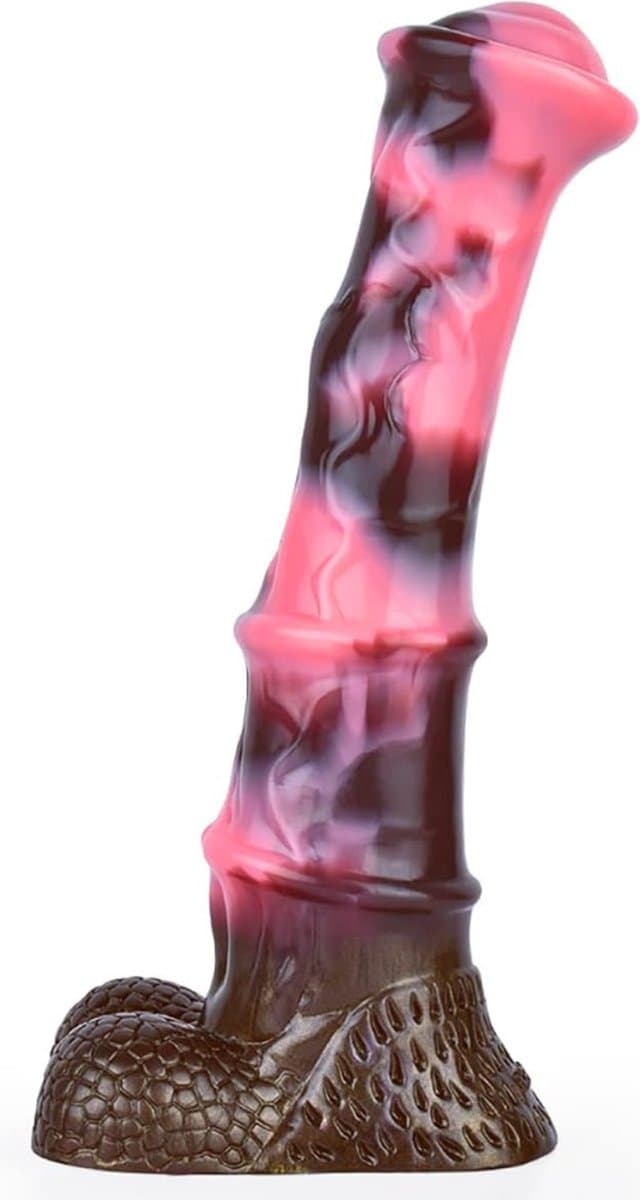 25.5cm Mega Dildo met Balzak - Grote Dildo - Dikke Dildo - Extreme Dildo - Anaal Groot - Reusachtige Dildo XXL - Buttplug XXXL Monster Dildo - Fantasy Dragon Dildo - Animal dildo - Anaal Groot - Zuignap — afbeelding 1