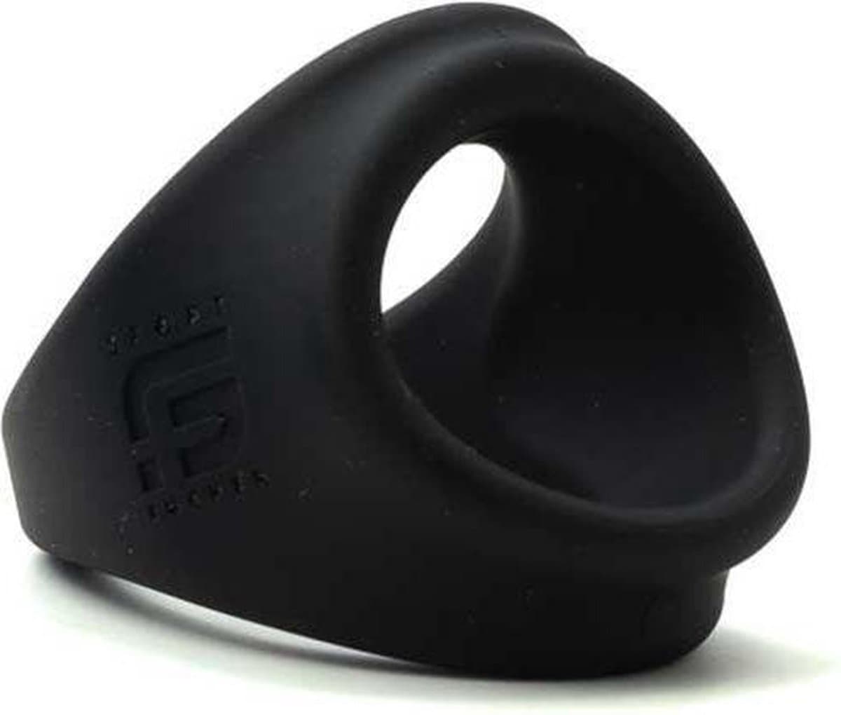 Sport Fucker - Freeballer - Cockring En Ballstretcher - Liquid Siliconen - Zwart — afbeelding 1