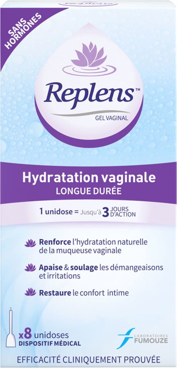 Laboratoires Fumouze Replens Vaginale Gel 8 Eenheden — afbeelding 1