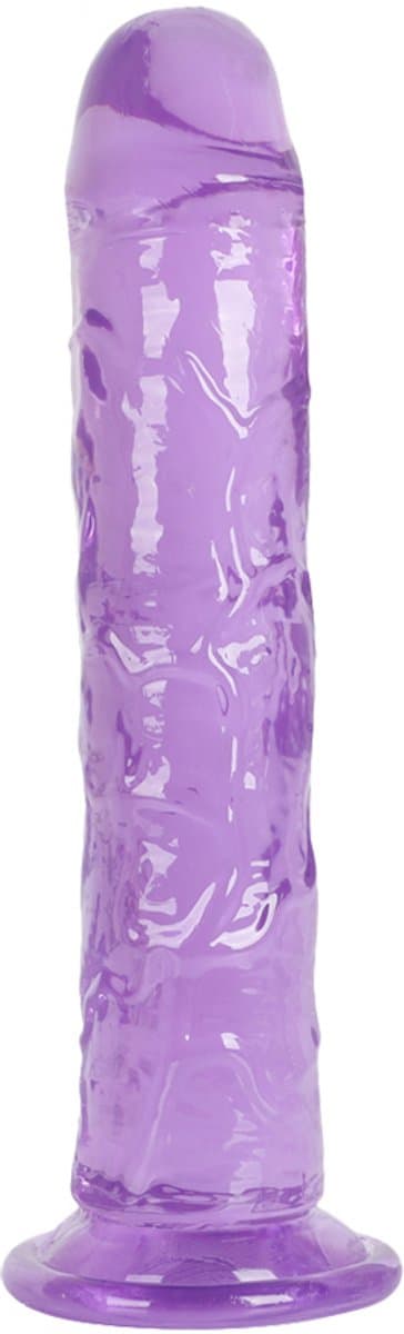 PrivatePlay Dildo met Zuignap - 22 cm - Paarse Transparante Dildo - Dildo's - Sex Toys voor Vrouwen - Sex Toys voor Mannen - Dildo Mannen Anaal - Sextoys — afbeelding 1