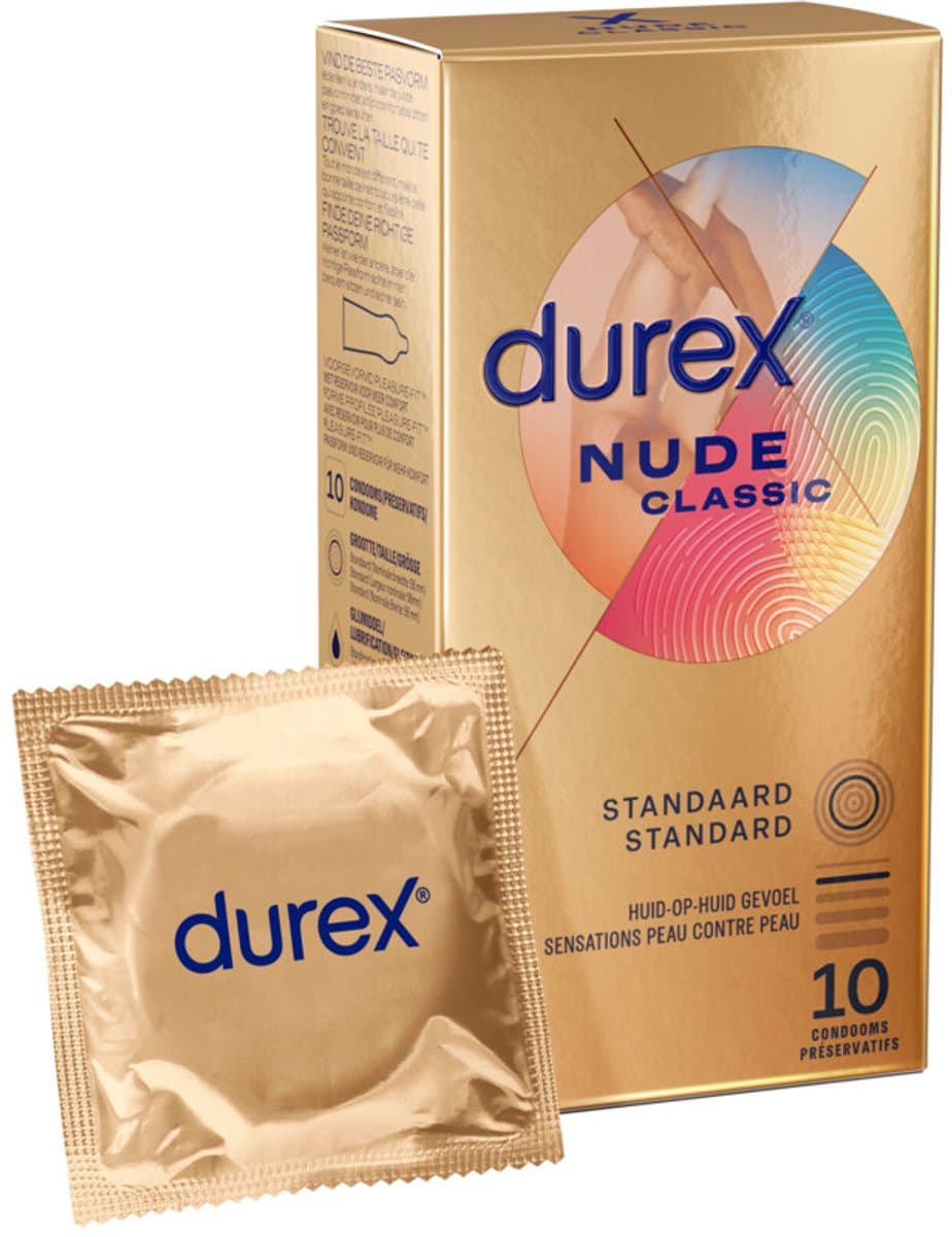 Durex Condooms Nude - 2 x 40 stuks - Voordeelverpakking — afbeelding 1