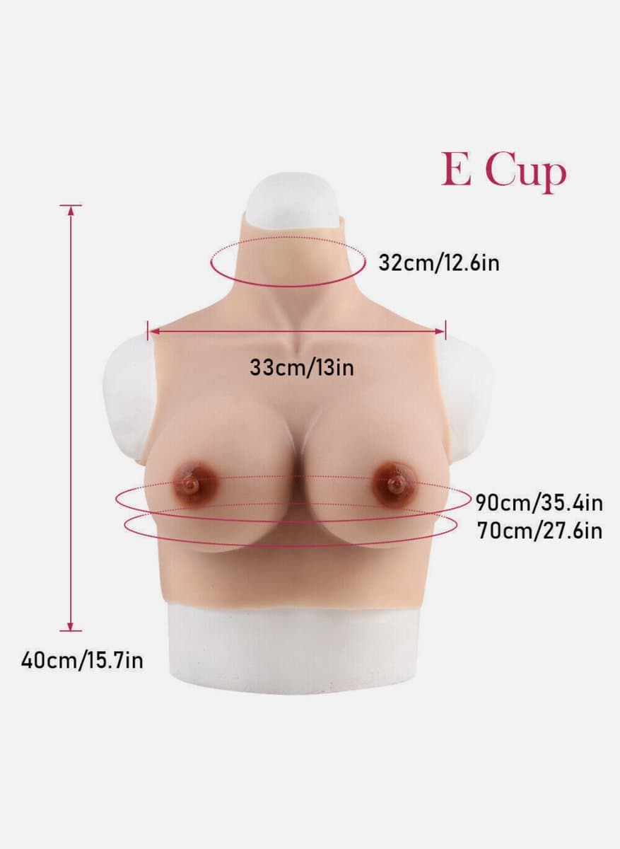 Siliconen Borsten- Cup E- Crossdresser-Travestie-Nep Borsten-Cosplay — afbeelding 1