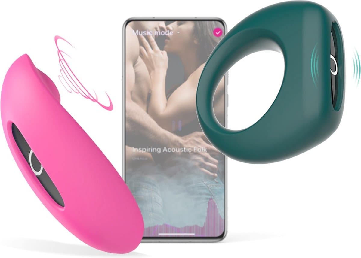Magic Motion - Magic Candy & Dante Kit II Erotische geschenkset - Roze/Groen — afbeelding 1