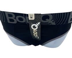BodyQ Sexy Heren Jockstrap – Zwart Grijs – Erotische Herenlingerie – Maat S