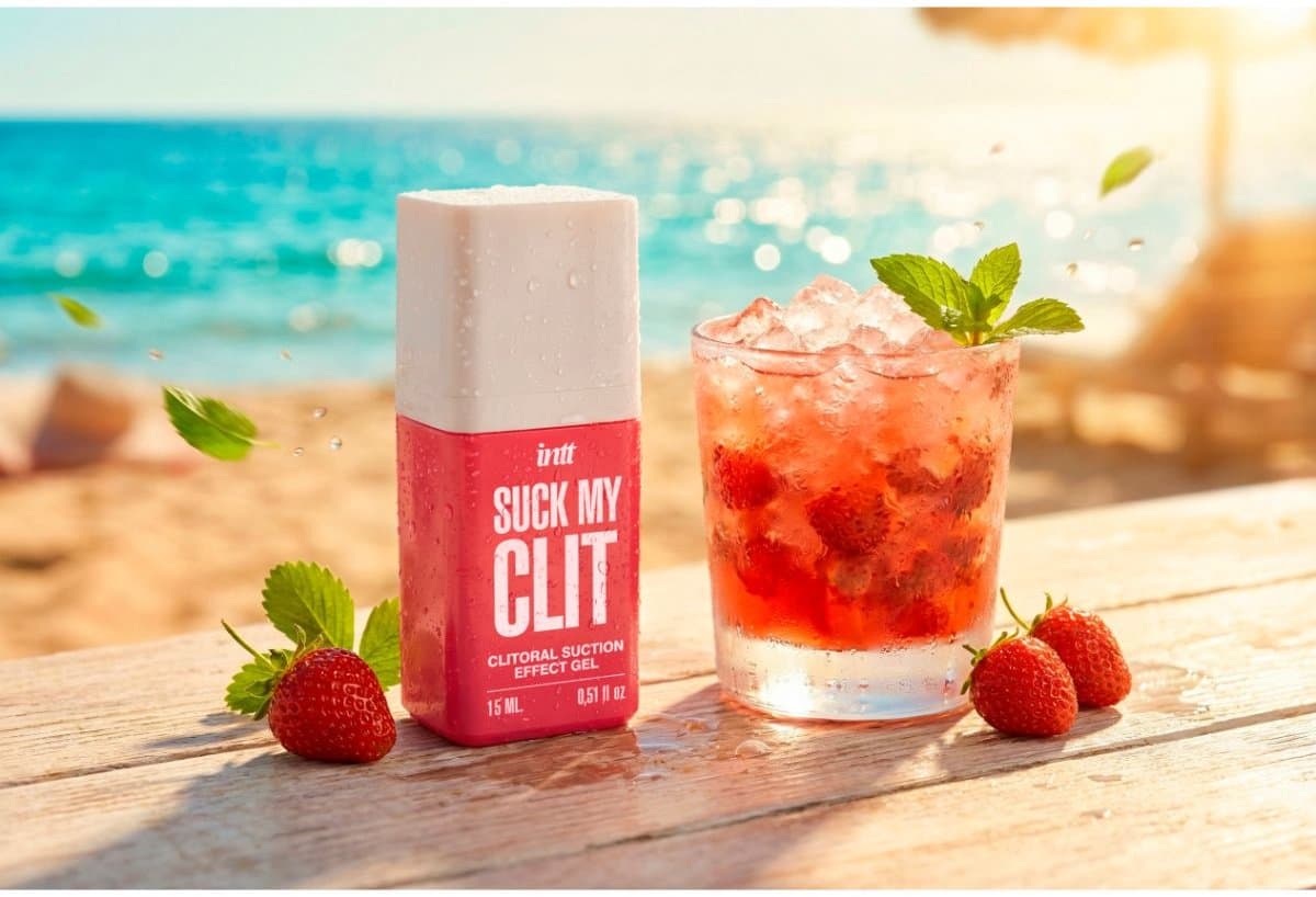 INTT - Suck My Clit Gel Wilde Aardbei - 15ml — afbeelding 1