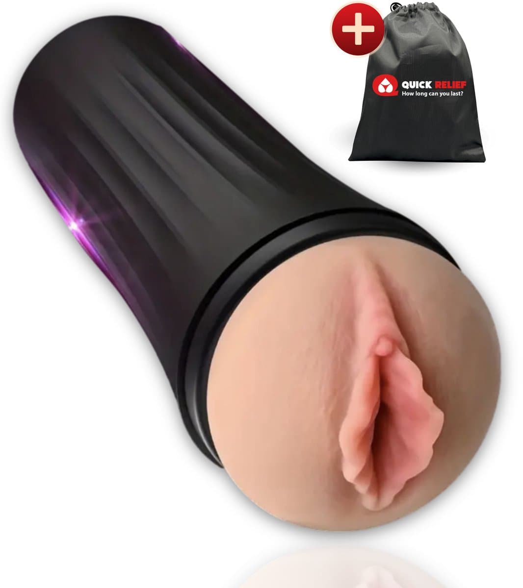 Quick Relief Rosie™ - Blowjob simulator - Blowjob masturbator - Suction Cup - Sex toy - Pocket Pussy — afbeelding 1