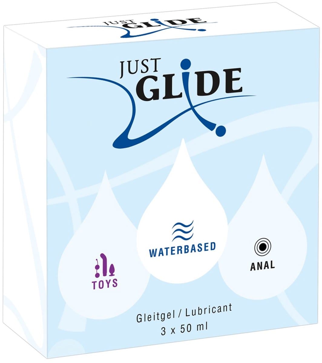 Just Glide Mix - 3 x 50 ml - Glijmiddel — afbeelding 1