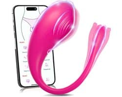 Lzwintrading - Vibrators voor Vrouwen met App Control - Sex Toys voor Vrouwen Koppels - G Spot Bullet Vibrator met 9 Vibratie Standen- Clitoris Stimulator - Dildo Vibrator Realistisch - Seksspeeltjes - Erotiek - Vibrerend Ei - Anale Speeltjes