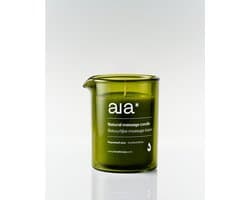 Aia* Natuurlijke Massagekaars - Mystery Cedar - Sheaboter - Glazen verpakking met schenktuit - 165ml