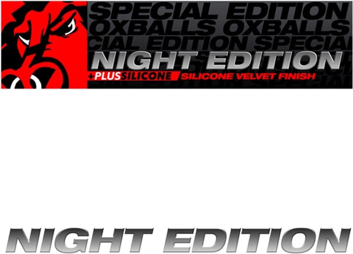 Oxballs night edition foam reclame bord 580x145x5 mm — afbeelding 1