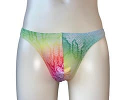 LekkerStout Multicolor Heren Tanga - Elastische String - Sexy Mannen Ondergoed - Maat M | LS215