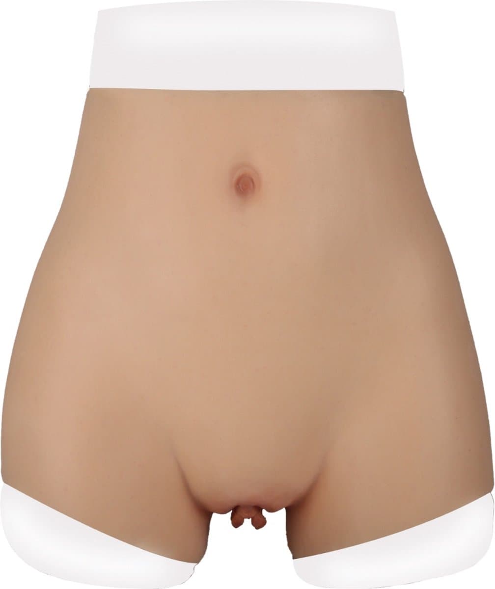 XX-DreamToys - Ultra Realistische Bodysuit met Vagina - Drag Queen - Beige - Maat L — afbeelding 1