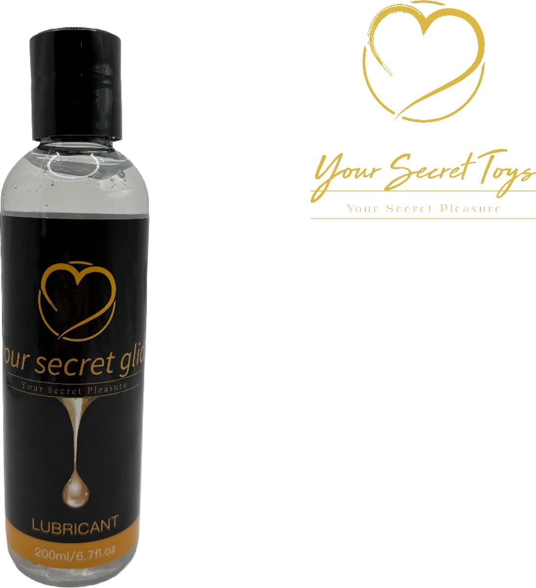 Your secret glide - Glijmiddel - Glijmiddel op waterbasis - 200ML - massage — afbeelding 1