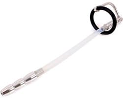 Kiotos - Geribbelde Urethral Catheter Plug - Dilator Met eikelring