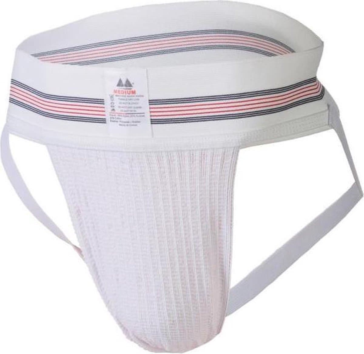 MM Sports The Original No. 10 Swimmer/Jogger Jockstrap 3 inch White - MAAT S - Heren Ondergoed - Jockstrap voor Man - Mannen Jock — afbeelding 1